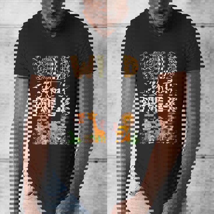 Pre-k Teacher Kids Back To School Wild About Pre-k Men&#x27;s V-Neck T-Shirt, funny design