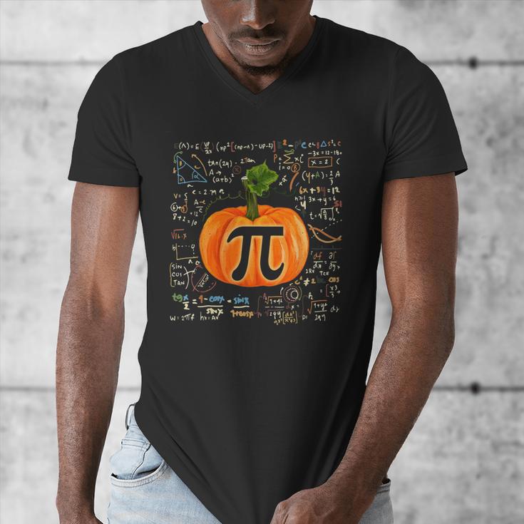 Pumpkin Pi Math Teacher Halloween Pumpkin Pi Men's V-Neck T-Shirt, funny design Pumpkin Pi Math Teacher Halloween Pumpkin Pi Men's V-Neck T-Shirt, funny design
