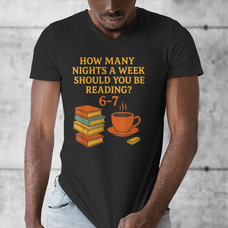 Reading 67 Meme English Teacher 6 7 Book Lover Humor Men's V-Neck T-Shirt, English Teacher Gifts, funny design Reading 67 Meme English Teacher 6 7 Book Lover Humor Men's V-Neck T-Shirt, English Teacher Gifts, funny design