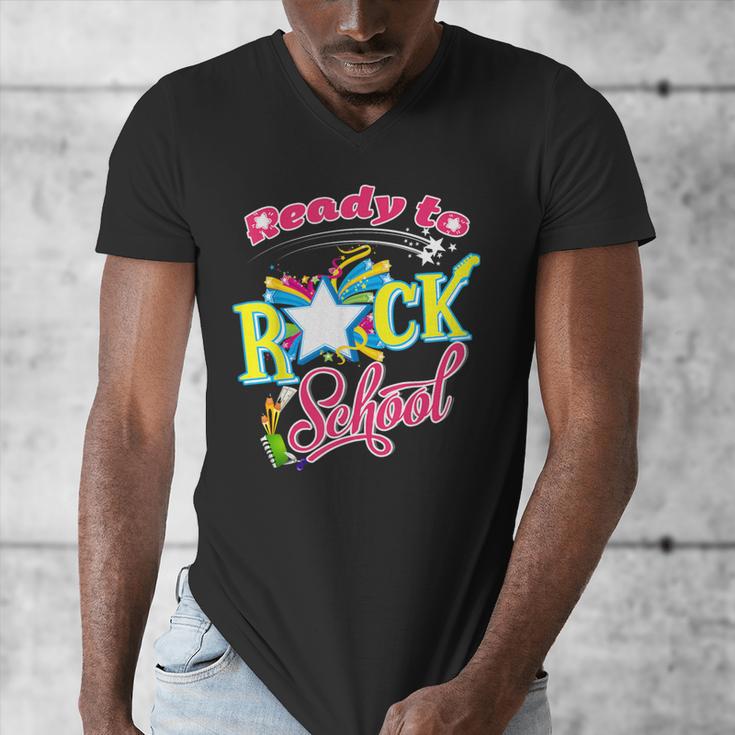 Ready To Rock School Shirt Students And Teachers Men's V-Neck T-Shirt, funny design Ready To Rock School Shirt Students And Teachers Men's V-Neck T-Shirt, funny design