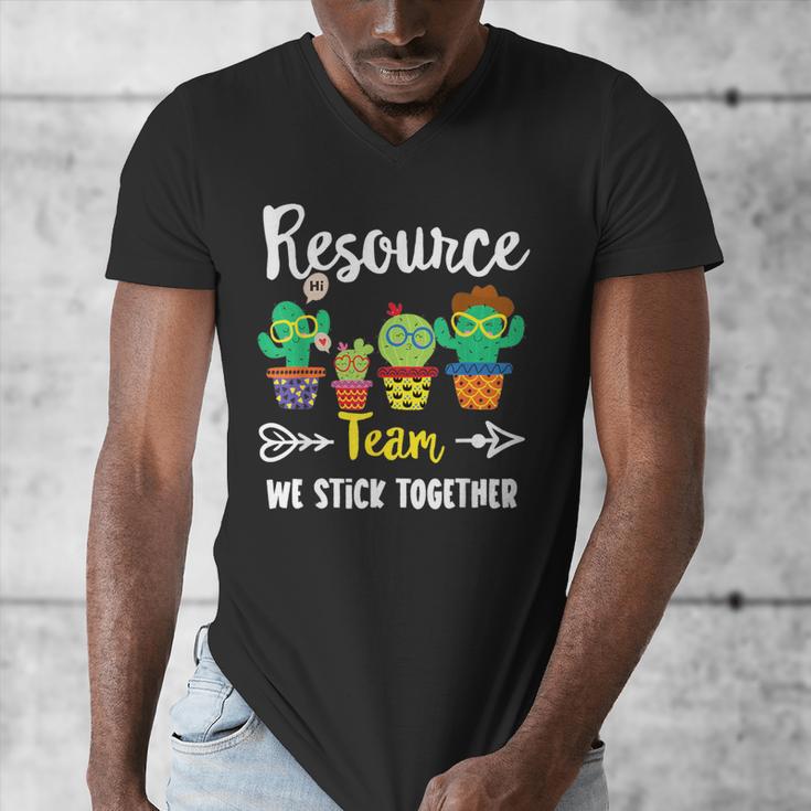 Resource Team Cactus Crew Resource Teacher Squad Men's V-Neck T-Shirt, funny design Resource Team Cactus Crew Resource Teacher Squad Men's V-Neck T-Shirt, funny design