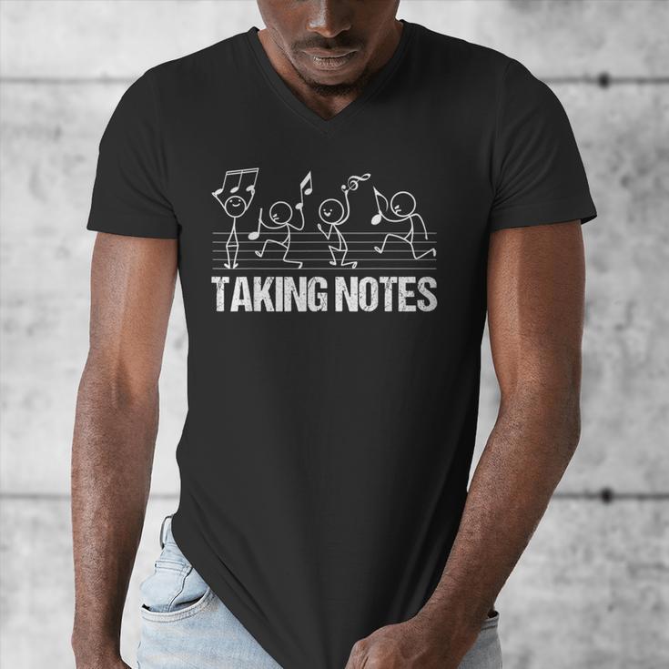 Retro Vintage Musical Taking Notes Teachers Music Love Men's V-Neck T-Shirt, funny design Retro Vintage Musical Taking Notes Teachers Music Love Men's V-Neck T-Shirt, funny design