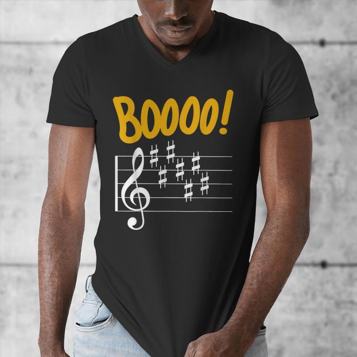 Scary Key Signature Boo Music Halloween Musician Teacher Men Women Men's V-Neck T-Shirt, funny design Scary Key Signature Boo Music Halloween Musician Teacher Men Women Men's V-Neck T-Shirt, funny design