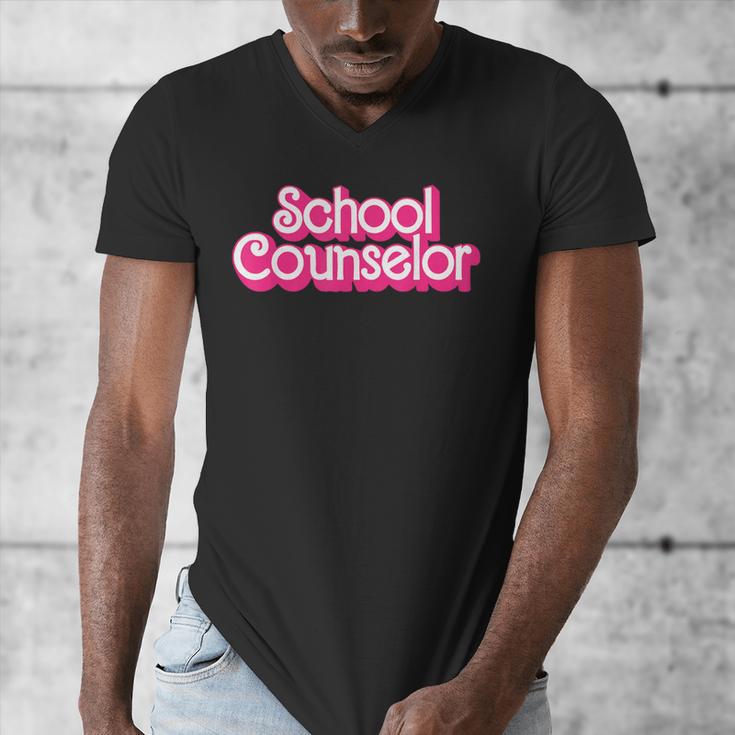 School Counselor Back To School Teacher Life Men's V-Neck T-Shirt, funny design School Counselor Back To School Teacher Life Men's V-Neck T-Shirt, funny design