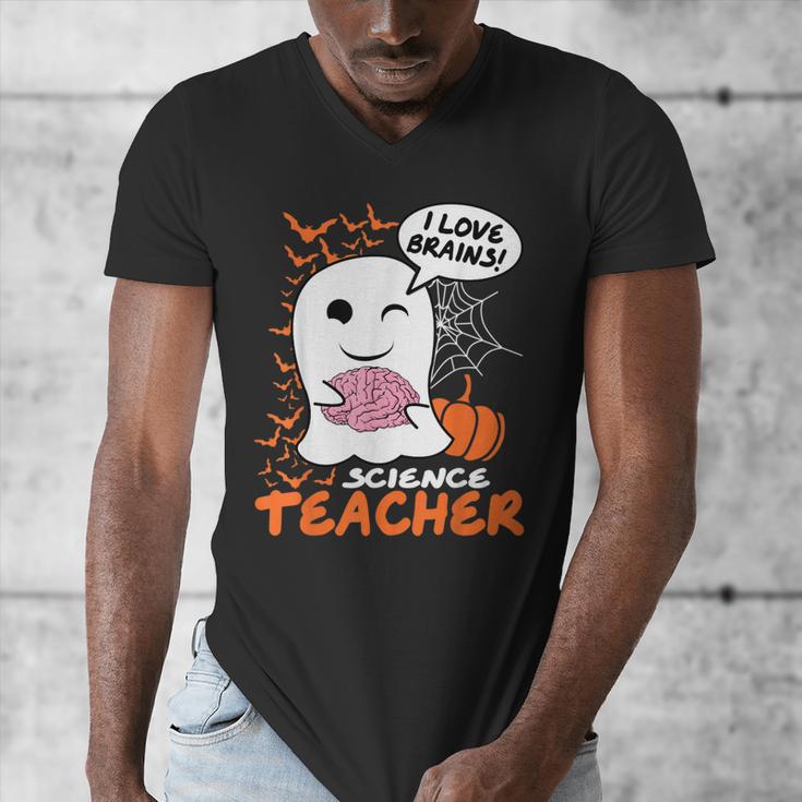 Science Teacher Cute Ghost Halloween Teacher Men Women Men's V-Neck T-Shirt, Science Teacher Gifts, funny design Science Teacher Cute Ghost Halloween Teacher Men Women Men's V-Neck T-Shirt, Science Teacher Gifts, funny design