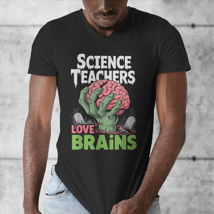 Science Teachers Love Brains Shirt Men Women Halloween Men's V-Neck T-Shirt, Science Teacher Gifts, funny design Science Teachers Love Brains Shirt Men Women Halloween Men's V-Neck T-Shirt, Science Teacher Gifts, funny design