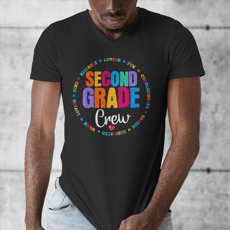 Second Grade Crew 2nd Back To School Teacher Team Squad Men's V-Neck T-Shirt, 2nd Grade Teacher Gifts, funny design Second Grade Crew 2nd Back To School Teacher Team Squad Men's V-Neck T-Shirt, 2nd Grade Teacher Gifts, funny design