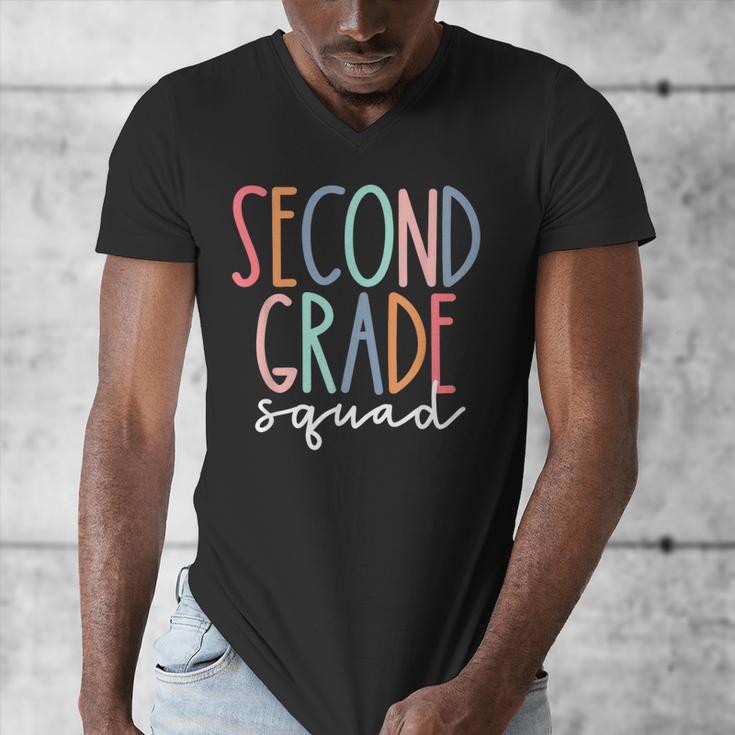 Second Grade Squad 2nd Grade Teacher Women Back To School Men's V-Neck T-Shirt, 2nd Grade Teacher Gifts, funny design Second Grade Squad 2nd Grade Teacher Women Back To School Men's V-Neck T-Shirt, 2nd Grade Teacher Gifts, funny design