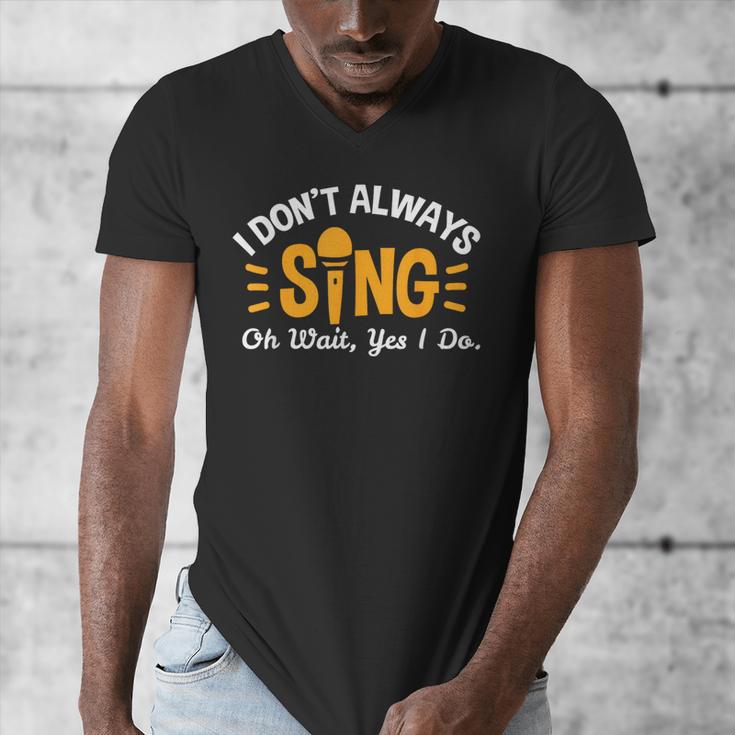 Singer Musician Music Musical Teacher Singing Men's V-Neck T-Shirt, funny design