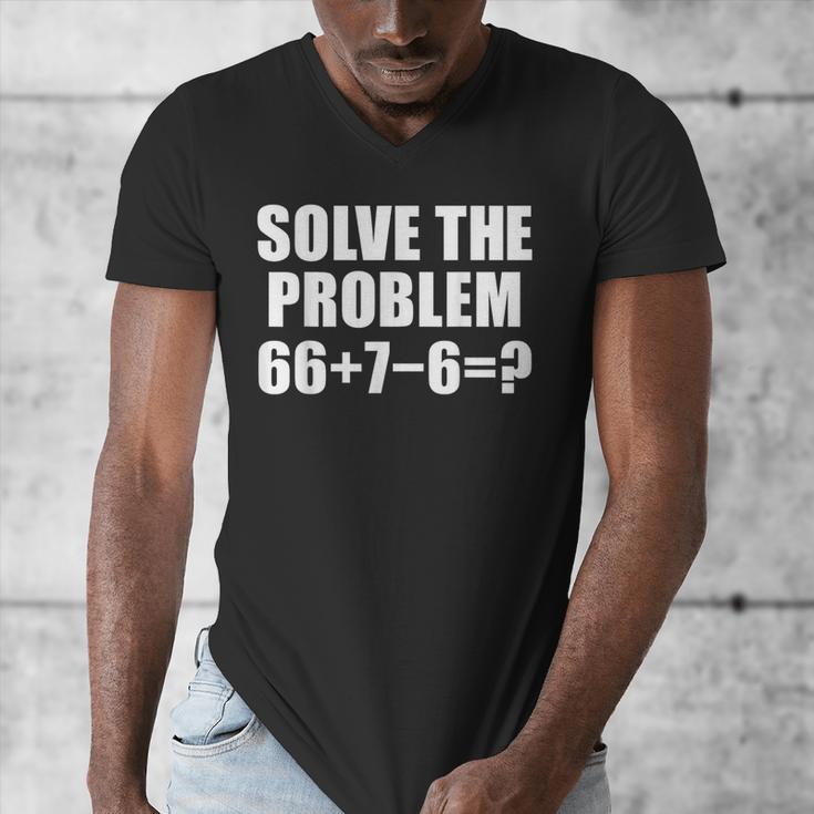 Solve The Problem 67 Meme Six Seven Elementary Math Teacher Men's V-Neck T-Shirt, funny design Solve The Problem 67 Meme Six Seven Elementary Math Teacher Men's V-Neck T-Shirt, funny design