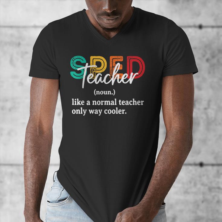 Special Education For Men Women SPED Teacher Men's V-Neck T-Shirt, funny design Special Education For Men Women SPED Teacher Men's V-Neck T-Shirt, funny design