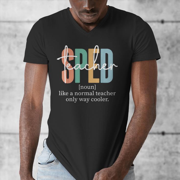 Special Education Sped Teacher Definition For Women & Men Men's V-Neck T-Shirt, funny design Special Education Sped Teacher Definition For Women & Men Men's V-Neck T-Shirt, funny design