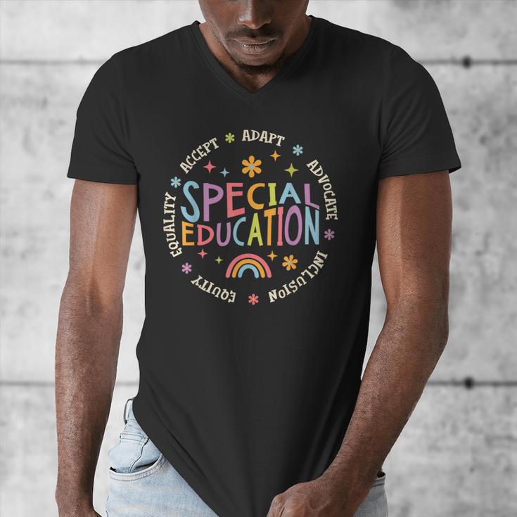 Special Education Teacher Autism Awareness For Men Women Men's V-Neck T-Shirt, funny design