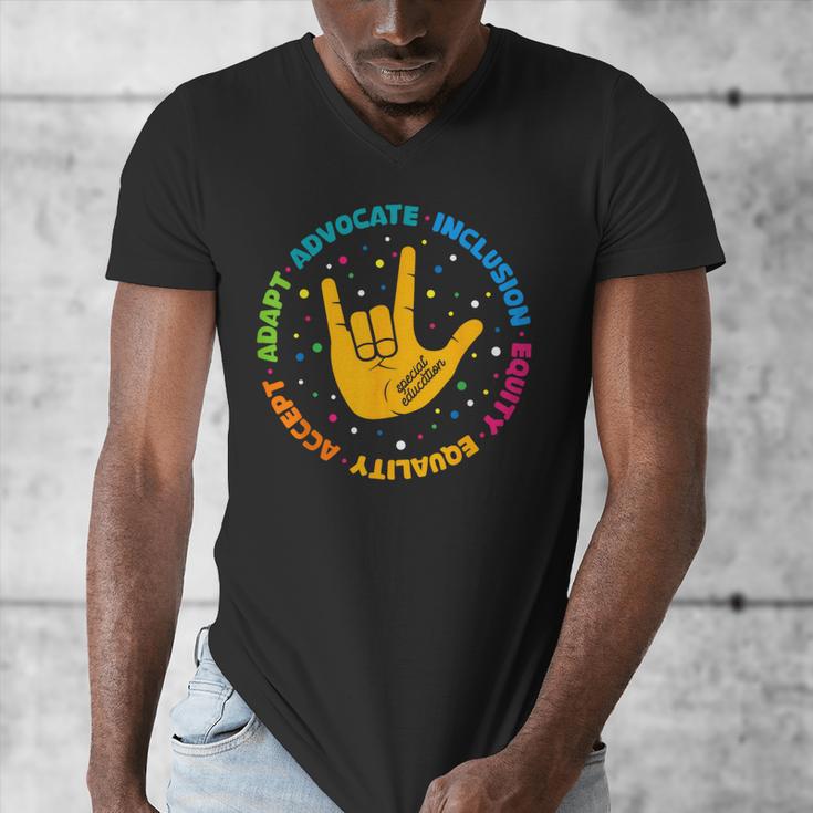 Special Education Teacher Inspirational SPED Teachers Autism Men's V-Neck T-Shirt, funny design Special Education Teacher Inspirational SPED Teachers Autism Men's V-Neck T-Shirt, funny design