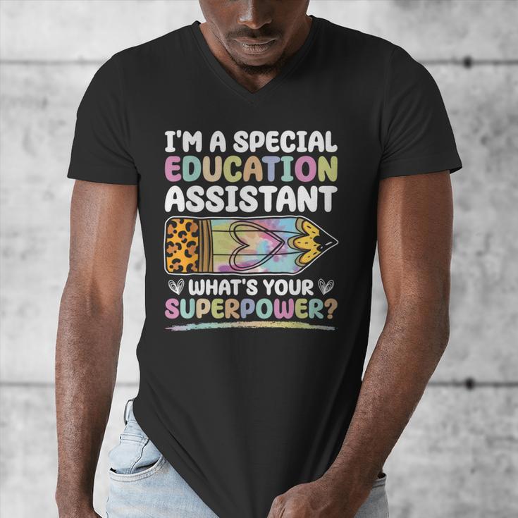 Special Educational Assistant And Sped Teacher Men's V-Neck T-Shirt, funny design Special Educational Assistant And Sped Teacher Men's V-Neck T-Shirt, funny design