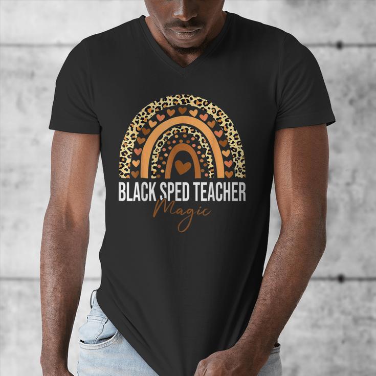 SPED Teacher Teacher Educator Magic Africa Proud Men's V-Neck T-Shirt, funny design SPED Teacher Teacher Educator Magic Africa Proud Men's V-Neck T-Shirt, funny design