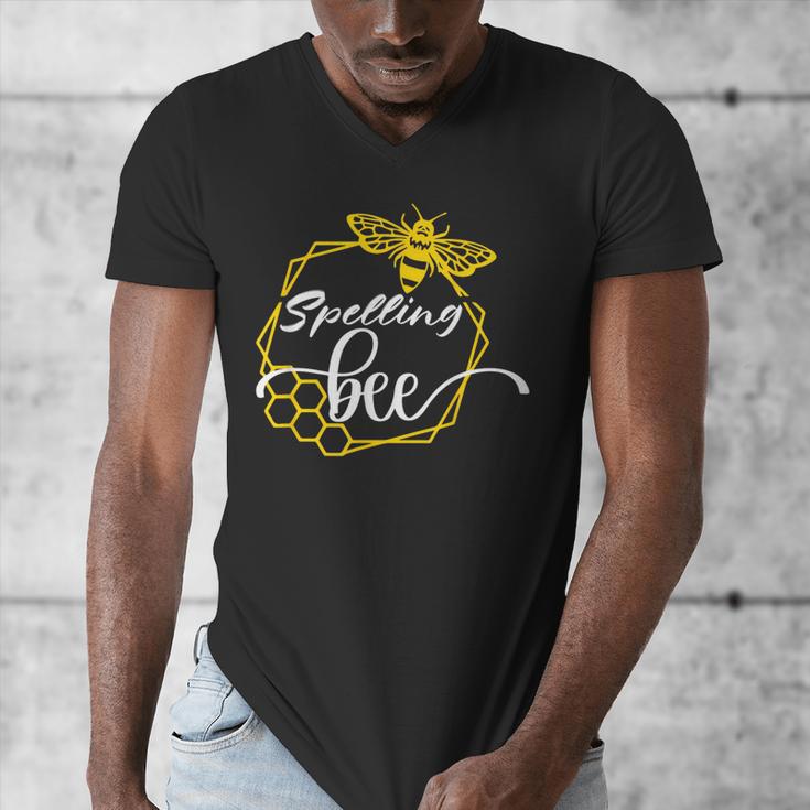 Spelling Bee Halloween Costume For Teachers Men's V-Neck T-Shirt, funny design Spelling Bee Halloween Costume For Teachers Men's V-Neck T-Shirt, funny design