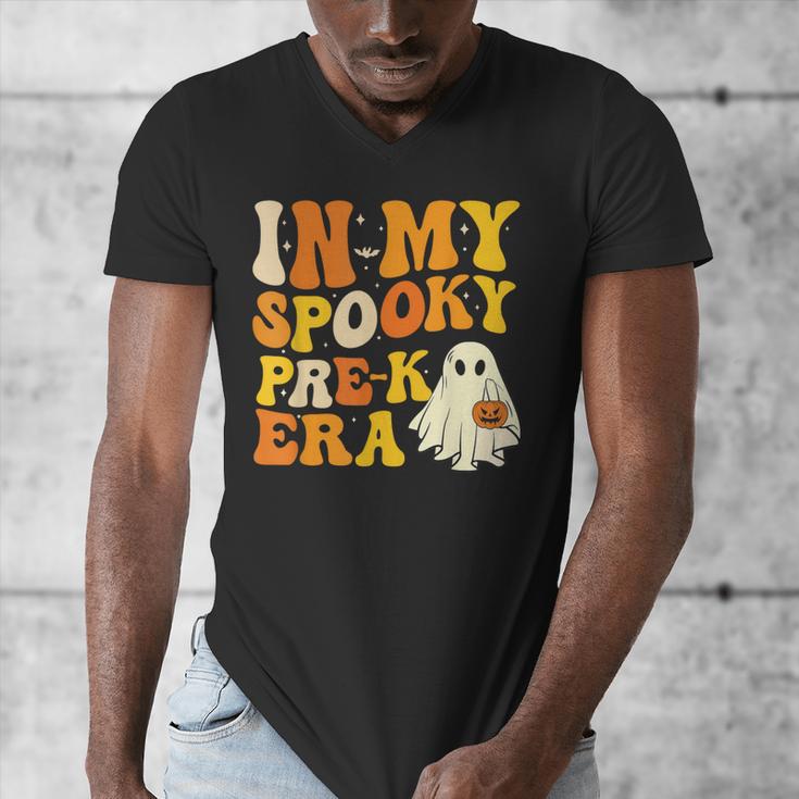 In My Spooky PRE-K Teacher Era Halloween Costume Tee Men's V-Neck T-Shirt, funny design