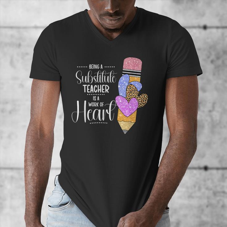 Being A Substitute Teacher Substitute Teaching Men's V-Neck T-Shirt, funny design Being A Substitute Teacher Substitute Teaching Men's V-Neck T-Shirt, funny design