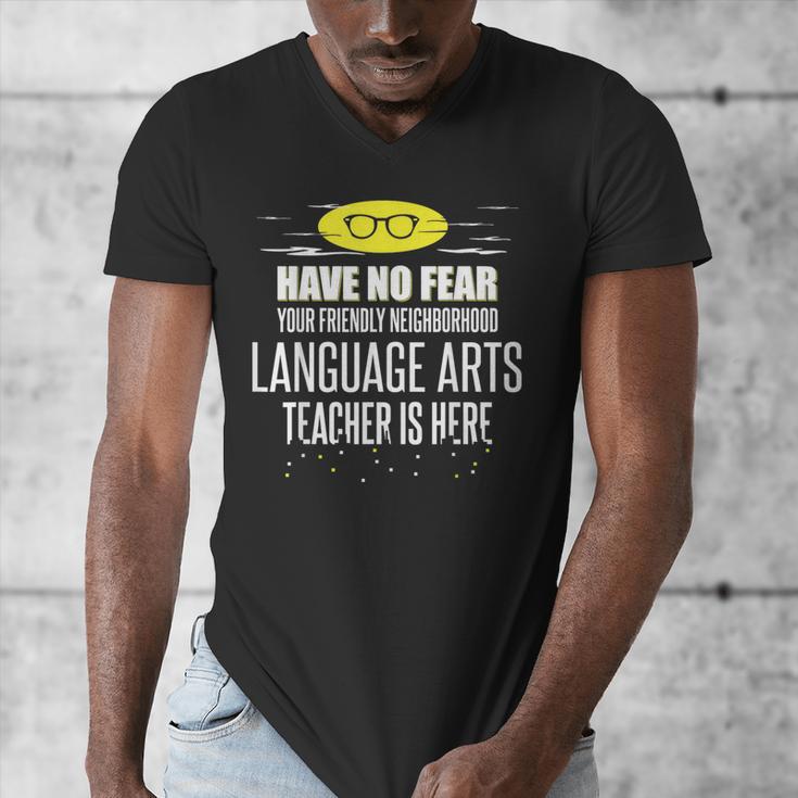 Super Language Arts Teacher Have No Fear T-Shirt Men's V-Neck T-Shirt, Super Teacher Gifts, funny design Super Language Arts Teacher Have No Fear T-Shirt Men's V-Neck T-Shirt, Super Teacher Gifts, funny design