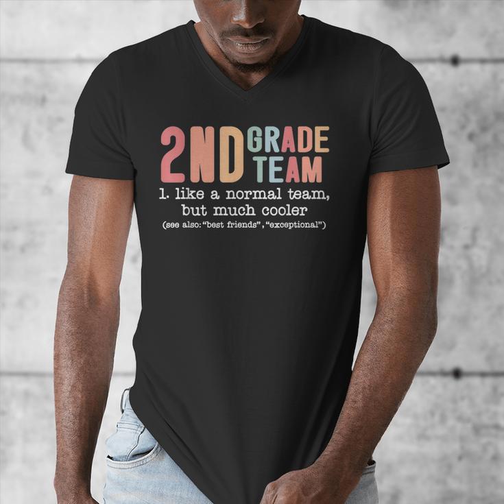 Teacher 2ND Grade Team Like a Normal Team But Much Cooler Men's V-Neck T-Shirt, 2nd Grade Teacher Gifts, funny design Teacher 2ND Grade Team Like a Normal Team But Much Cooler Men's V-Neck T-Shirt, 2nd Grade Teacher Gifts, funny design