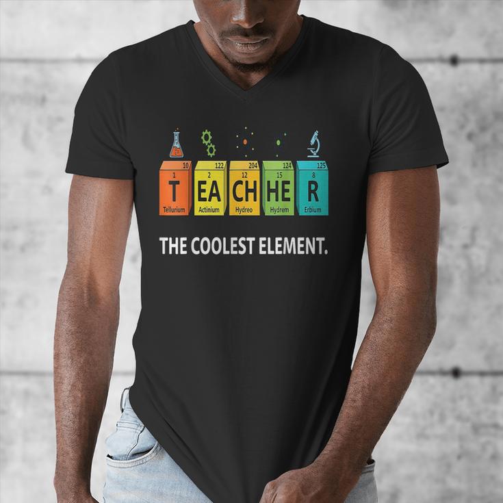 Teacher The Coolest Element Chemistry Periodic Table Science Men's V-Neck T-Shirt, Science Teacher Gifts, funny design Teacher The Coolest Element Chemistry Periodic Table Science Men's V-Neck T-Shirt, Science Teacher Gifts, funny design