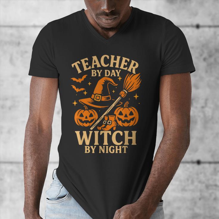 Teacher By Day Witch By Night Halloween Teacher Witch Men's V-Neck T-Shirt, funny design Teacher By Day Witch By Night Halloween Teacher Witch Men's V-Neck T-Shirt, funny design