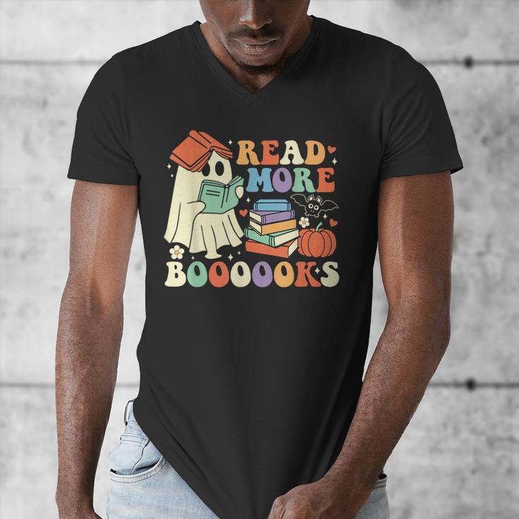 Teacher Halloween Cute Booooks Ghost Read More Books Men's V-Neck T-Shirt, funny design Teacher Halloween Cute Booooks Ghost Read More Books Men's V-Neck T-Shirt, funny design
