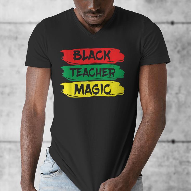 Teacher Magic Black History Month Educator For Men Women Men's V-Neck T-Shirt, History Teacher Gifts, funny design Teacher Magic Black History Month Educator For Men Women Men's V-Neck T-Shirt, History Teacher Gifts, funny design