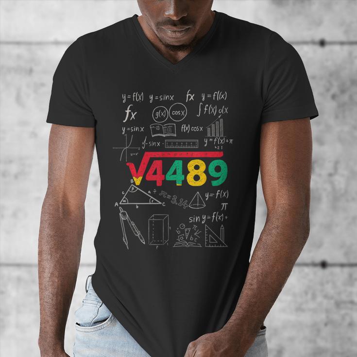 Teacher Math 67 Meme Square Root 4489 Slang Six Seven Men's V-Neck T-Shirt, funny design Teacher Math 67 Meme Square Root 4489 Slang Six Seven Men's V-Neck T-Shirt, funny design