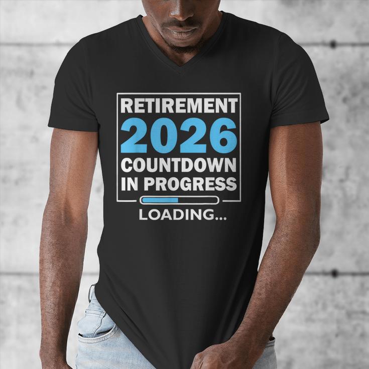 Teacher Retirement Class Of 2026 Loading Retired Men's V-Neck T-Shirt, funny design Teacher Retirement Class Of 2026 Loading Retired Men's V-Neck T-Shirt, funny design
