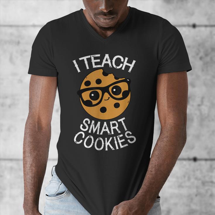 Teacher Shirt I Teach Smart Cookies Shirt Nerd Tee Men's V-Neck T-Shirt, funny design Teacher Shirt I Teach Smart Cookies Shirt Nerd Tee Men's V-Neck T-Shirt, funny design