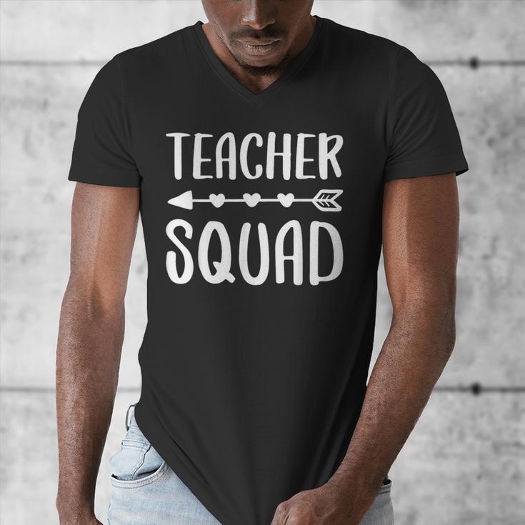 Teacher Squad Shirt Men Women Teacher Team Men's V-Neck T-Shirt, funny design