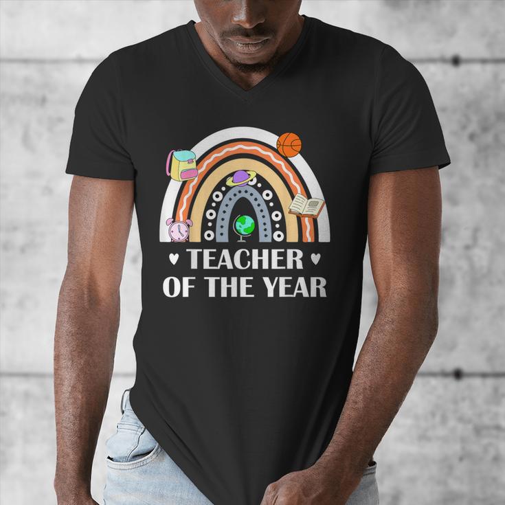 Teacher Of The Year Best Teacher Ever Men Women Men's V-Neck T-Shirt, funny design Teacher Of The Year Best Teacher Ever Men Women Men's V-Neck T-Shirt, funny design