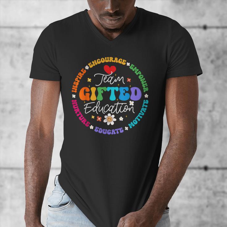 Team Ed Education Teacher Appreciation Back To School Men's V-Neck T-Shirt, funny design Team Ed Education Teacher Appreciation Back To School Men's V-Neck T-Shirt, funny design