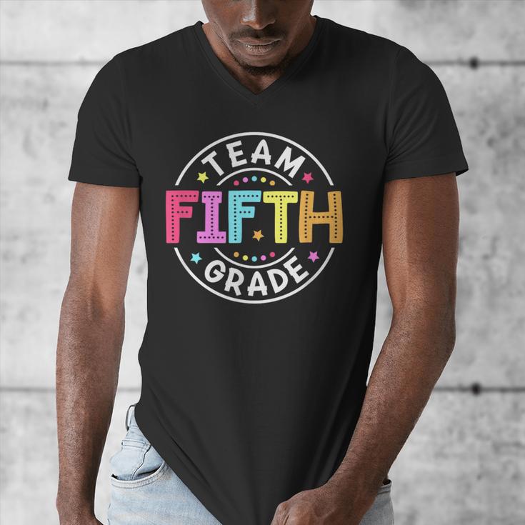 Team Fifth Grade Teacher Back To School 5th Grade Squad Kids Men's V-Neck T-Shirt, funny design Team Fifth Grade Teacher Back To School 5th Grade Squad Kids Men's V-Neck T-Shirt, funny design