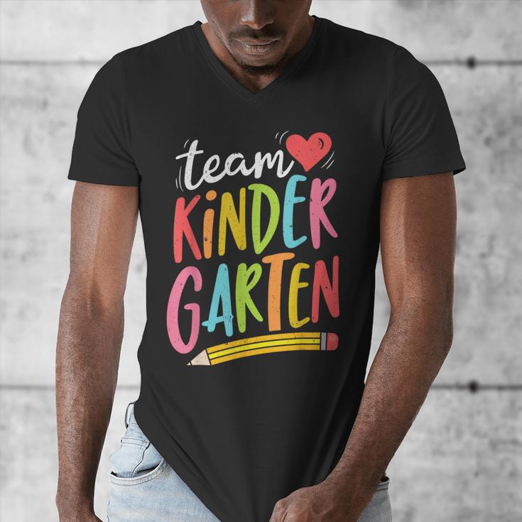 Team Kindergarten Teacher Student Back To School Men's V-Neck T-Shirt, funny design Team Kindergarten Teacher Student Back To School Men's V-Neck T-Shirt, funny design