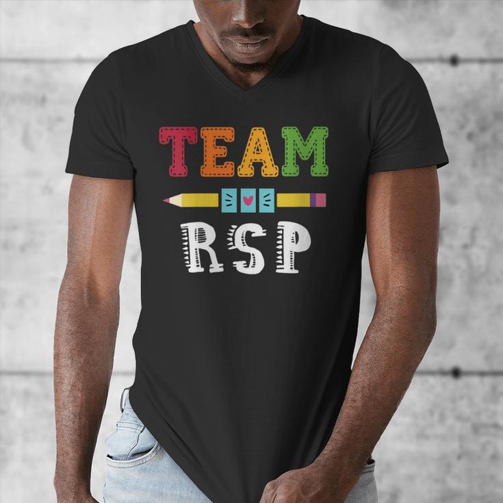 Team RSP RSP Teacher Kindergarten Teacher Men's V-Neck T-Shirt, funny design Team RSP RSP Teacher Kindergarten Teacher Men's V-Neck T-Shirt, funny design