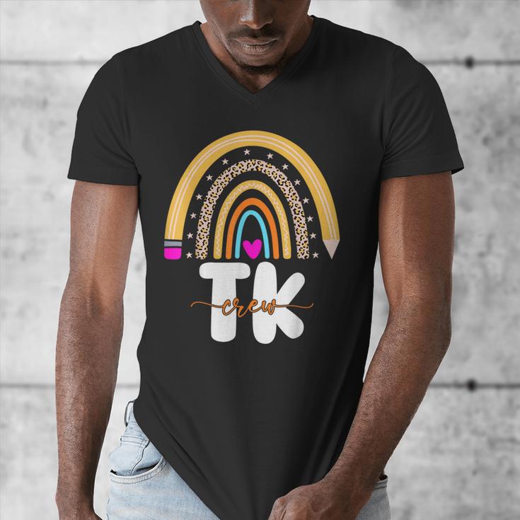 Team TK Transitional Kindergaten TK Crew Squad Teacher Kids Men's V-Neck T-Shirt, funny design Team TK Transitional Kindergaten TK Crew Squad Teacher Kids Men's V-Neck T-Shirt, funny design