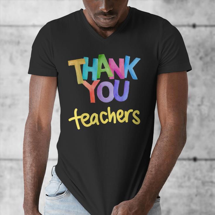 Thank You Teacher Appreciation Graduation Men Women Girls Kids Men's V-Neck T-Shirt, funny design Thank You Teacher Appreciation Graduation Men Women Girls Kids Men's V-Neck T-Shirt, funny design