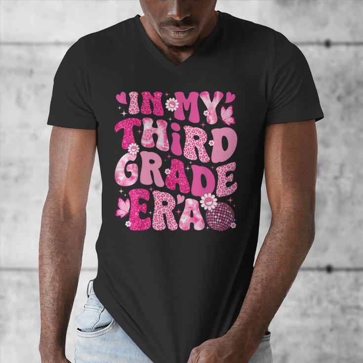 In My Third Grade Era Teachers Women Back To School Girls Men's V-Neck T-Shirt, funny design