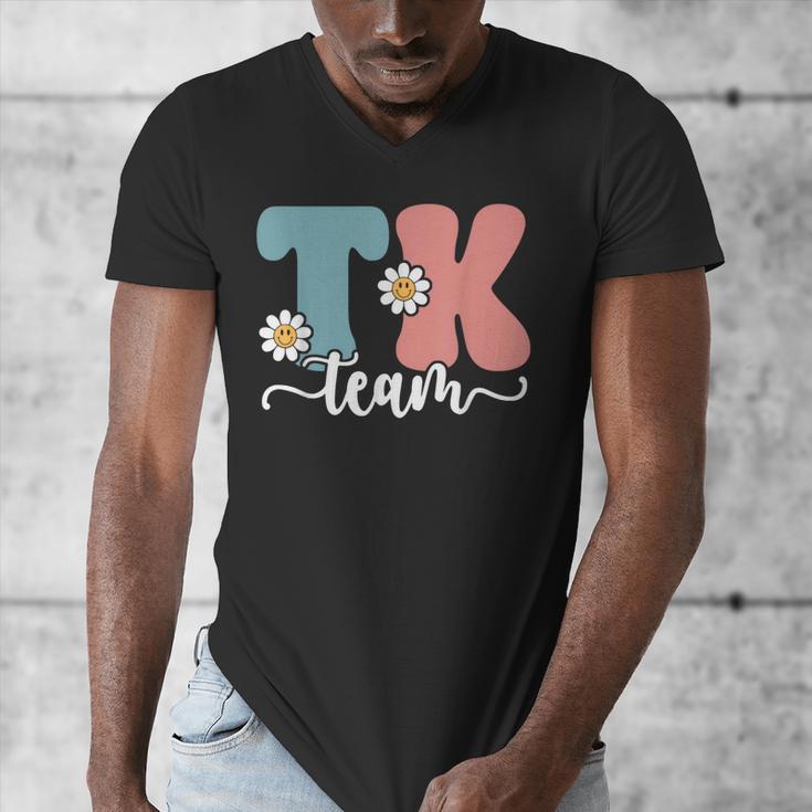 TK Team Back To School Teachers Students Team TK Men's V-Neck T-Shirt, funny design TK Team Back To School Teachers Students Team TK Men's V-Neck T-Shirt, funny design
