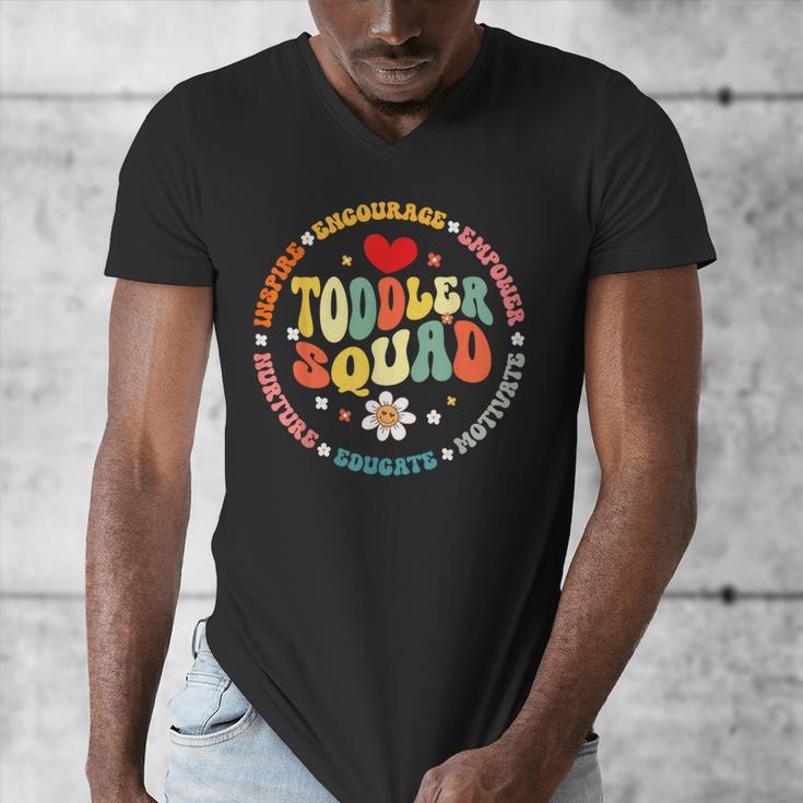 Toddler Squad Pre-K Teacher Pre School Back To School Men's V-Neck T-Shirt, funny design Toddler Squad Pre-K Teacher Pre School Back To School Men's V-Neck T-Shirt, funny design