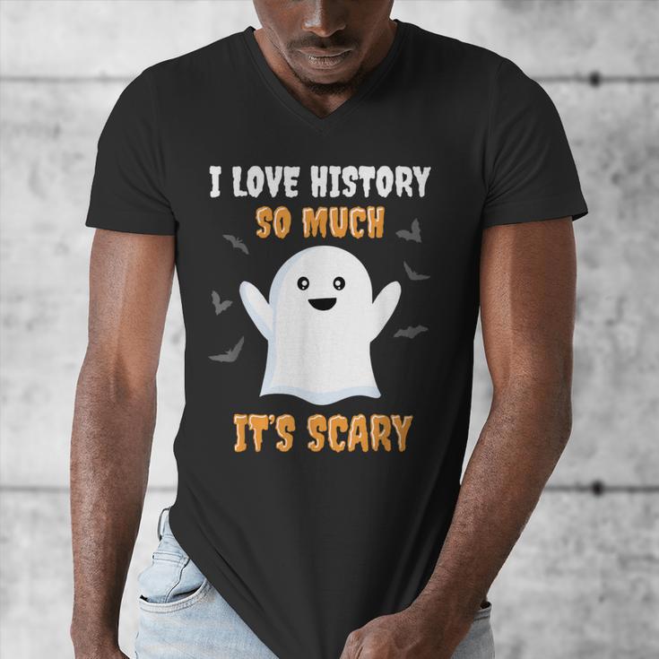 History Teacher Halloween History Class School For Men Women Kids Men's V-Neck T-Shirt, History Teacher Gifts, funny design