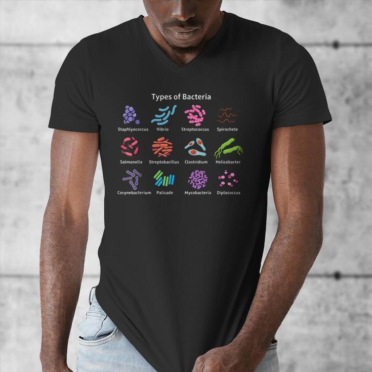 Types Of Bacteria Microbiologist Biology Science Teacher Men's V-Neck T-Shirt, Science Teacher Gifts, funny design Types Of Bacteria Microbiologist Biology Science Teacher Men's V-Neck T-Shirt, Science Teacher Gifts, funny design
