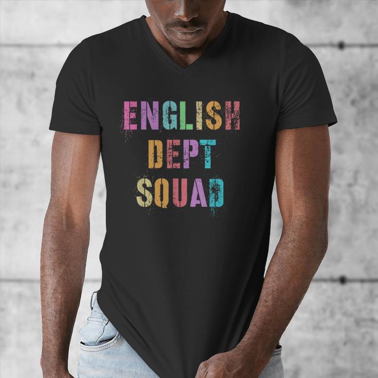 Vintage ENGLISH DEPT SQUAD Back To School Teacher Student Men's V-Neck T-Shirt, English Teacher Gifts, funny design Vintage ENGLISH DEPT SQUAD Back To School Teacher Student Men's V-Neck T-Shirt, English Teacher Gifts, funny design