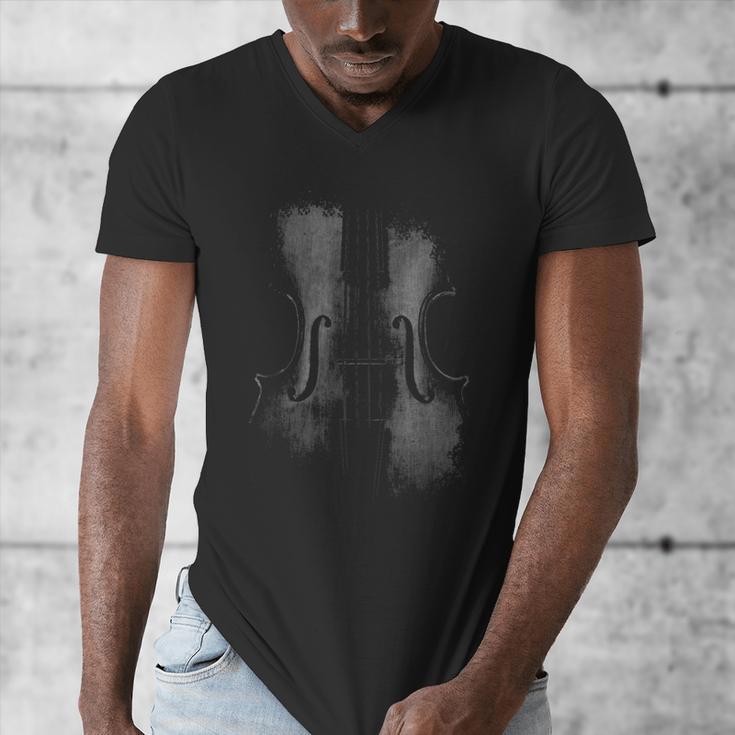 Violin Player Instrument Music Teacher Musical Violinist Men's V-Neck T-Shirt, funny design