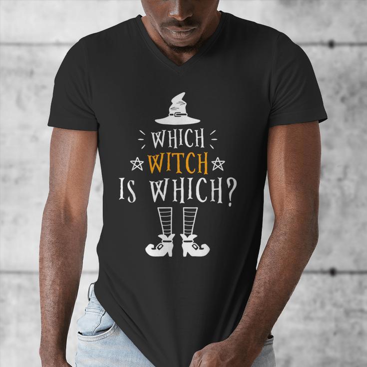 Which Witch Is Which Halloween Grammar Teacher Costume Men's V-Neck T-Shirt, funny design Which Witch Is Which Halloween Grammar Teacher Costume Men's V-Neck T-Shirt, funny design