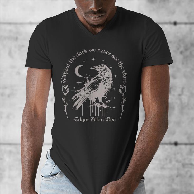 Without The Dark We Never See The Stars Teacher Men's V-Neck T-Shirt, funny design Without The Dark We Never See The Stars Teacher Men's V-Neck T-Shirt, funny design