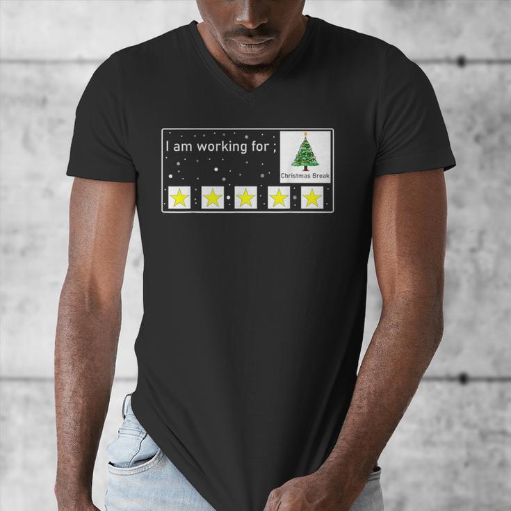 I Am Working For Christmas Break Special Education Teacher Men's V-Neck T-Shirt, funny design I Am Working For Christmas Break Special Education Teacher Men's V-Neck T-Shirt, funny design